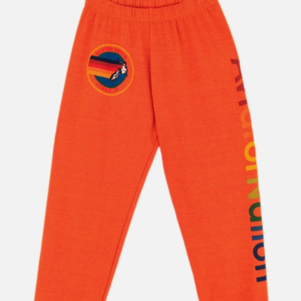Aviator Nation Orange Sweatpants